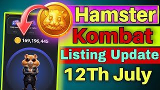 Hamster Kombat Listing Update  Hamster Kombat Listing Date [upl. by Crandale]