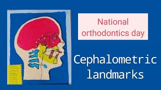 My ortho project  National orthodontics day  cephalometric landmarks DrArtist [upl. by Enifesoj]