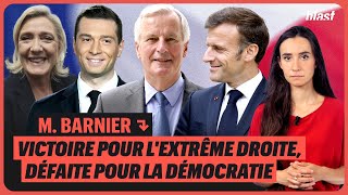 M BARNIER  VICTOIRE POUR LEXTRÊME DROITE DÉFAITE POUR LA DÉMOCRATIE [upl. by Esenahs548]