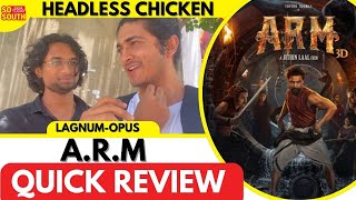 ARM Movie Review  ARM Review  English  Tovino Thomas  Jithil Lal  SoSouth Quick Reviews [upl. by Yrrehc612]