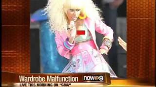 All eyes on Nicki Minaj and her wardrobe malfunction on GMA [upl. by Ehud]