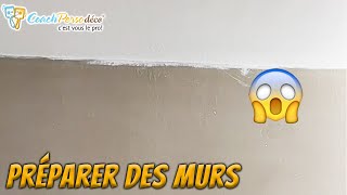 Préparer les murs avant denduire [upl. by Adlen]