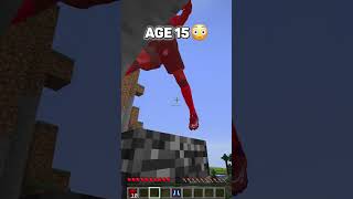 POV The One Mega Toxic Friend at different Ages shorts meme minecraft [upl. by Ahsitam]