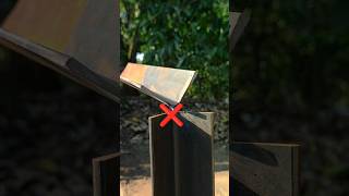 New technique for welders joining 90 degree angle iron [upl. by Einad352]