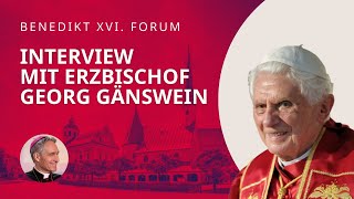 LIVE Interview mit Erzbischof Gänswein im KulturKongress Forum Altötting [upl. by Atinaw]