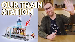 20211 Treinstation van LEGO designer video [upl. by Yekcir]