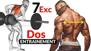 7 Exercices Pour Un Dos Large Et Puissant Entrainement Musculation [upl. by Isidor]