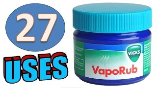 27 Amazing Uses amp Benefits of Vicks Vaporub You Must Know [upl. by Aidnic]