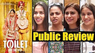 Toilet Ek Prem Katha Movie Review  Public Review  First Day First Show  Akshay Kumar Bhumi [upl. by Ardnwahs905]