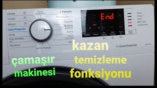 ÇAMAŞIR MAKİNESİ KAZAN TEMIZLEME FONKSİYONUçmakinesi kendi kendini temizleme programıBEKO [upl. by Annavas]