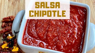 Salsa de Chipotle Casera 🌶️ ¡CON CHILE MEXICANO [upl. by Ibok71]