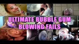 Ultimate Bubble Gum Blowing Fails [upl. by Letnwahs]