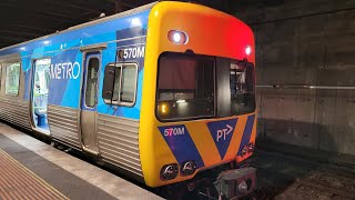 Alstom Comeng from Werribee to Flinders Street [upl. by Eevets]