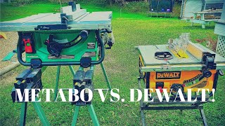 Best Table Saw Matabo 36v Multivolt Table Saw vs Dewalt D745 Corded Table Saw TOOL DUEL tools [upl. by Glynn]