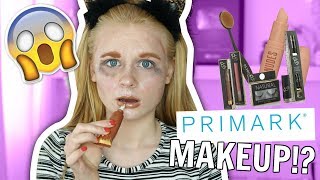 I TRIED A FULLFACE OF ONLY PRIMARK BEAUTY MAKEUP 😱💄 omg [upl. by Sirois699]