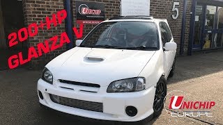 Toyota Starlet Glanza V EP91 on Unichip ECU [upl. by Ongineb]