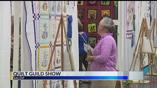 Quilt show displays artful mastery in Salem [upl. by Ettenahs298]