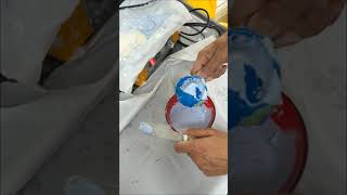 Eyeballing Water Powder ratio for Dental Stone Pouring Final Impressions [upl. by Olnton327]