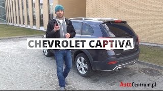 Chevrolet Captiva 22 D 183 KM 2013  test AutoCentrumpl 044 [upl. by Ahsatam]