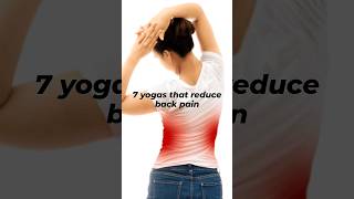 7 yogas to reduce back painyoutubeshort dailydose [upl. by Eentihw471]