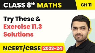 Ex111 Chapter 11 Mensuration  Class 8th Maths [upl. by Stoops]