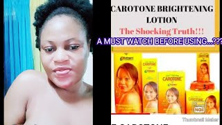 CAROTONE BRIGHTENING LOTION OIL SERUM REVIEW 2020 GOOD OR BAD MY HONEST REVIEW SUPER WHITENING [upl. by Aititil]