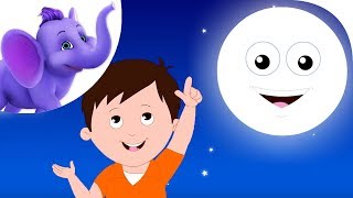 I See The Moon  Nursery Rhyme with Karaoke [upl. by Rianna]