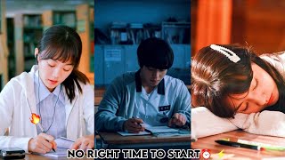 NO Right TIME TO START⏰⚡ study motivation from kdramas 📚 [upl. by Madonna678]