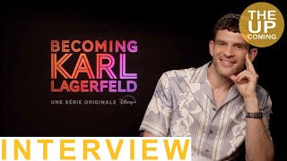 Arnaud Valois interview on Becoming Karl Lagerfeld [upl. by Sinnal]