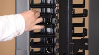 Dual Sided Vertical Cable Manager for 19quot Racks  FS [upl. by Osrick]