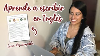 Escribir en inglés en 5 minutos Pdf descargable [upl. by Aihtnamas]