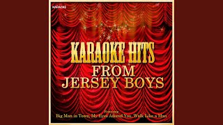 Sherry In the Style of The Jersey Boys Karaoke Version [upl. by Ahsiekin]