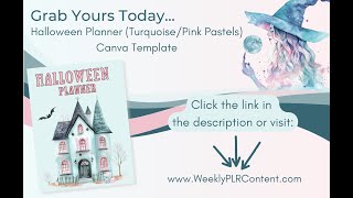 The Ultimate Halloween Planner – Plan Your Spookiest Season Yet PLR [upl. by Shiroma]