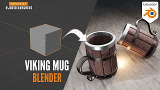 quotMaking a Easy Viking Mug in Blenderquot blender 20 [upl. by Jentoft]