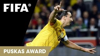 Zlatan Ibrahimović Bicycle Kick Goal  FIFA Puskas Award 2013 WINNER [upl. by Dorwin]