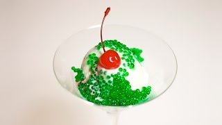 Molecular Gastronomy  Mint Caviar Recipe [upl. by Nigel]