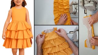 DIY Dress Tutorial  Sew a Dress without a Pattern [upl. by Leuqar170]