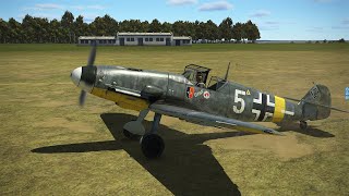 IL2 Sturmovik Battle of Stalingrad  взлёт  BF 109 G2  прохоровка лето 1943г [upl. by Enneite]