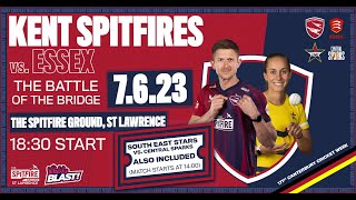 🎥 Highlights  Kent Spitfires vs Essex [upl. by Aicilat]