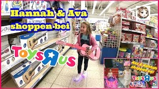 HANNAH SHOPPT IM TOYS R US 🛍 Was kauft eine 5Jährige im SPIELZEUGGESCHÄFT  🛍 Partnervideo mit Ava [upl. by Doy3]