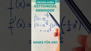 KETTENREGEL ANWENDEN abitur youtubeshorts maths [upl. by Eatnad949]