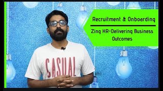 Recruitment amp Onboarding  ZingHR  Delivering Business Outcomes [upl. by Nauqed]