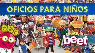 👩‍🏫🕵️‍♂️👷‍♀️ APRENDER LOS OFICIOS PARA NIÑOS EN ESPAÑOL [upl. by Elman]