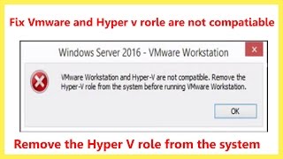 Fix quotvmware workstation and hyperv are not compatiblequot [upl. by Oakes]