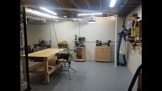 Small Basement Workshop tour [upl. by Roter]