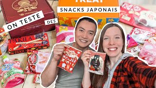 ON TESTE DES SNACKS JAPONAIS FRIANDISES  TOKYOTREAT ET SAKURACO  BOÎTES DE FÉVRIER [upl. by Jamill]