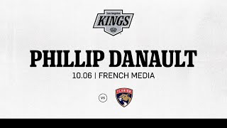 Forward Phillip Danault  French Media after NHL Preseason Games in Québec City [upl. by Cullan]