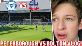 PETERBOROUGH UNITED VS BOLTON WANDERERS VLOG FRUSTRATING [upl. by Stilwell]