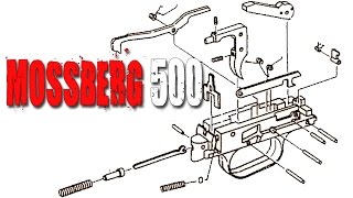 Mossberg 500  Complete Trigger Disassembly and Reassembly  NEW HD VERSION IN DESCRIPTION [upl. by Certie]