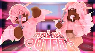 ROBLOX OUTFITS TO MATCH YOUR MM2 SETS [upl. by Dannie]